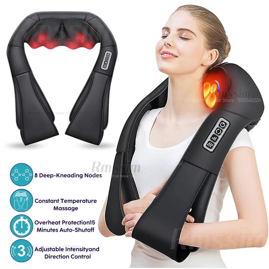 Spa-Quality Shiatsu Neck Massager